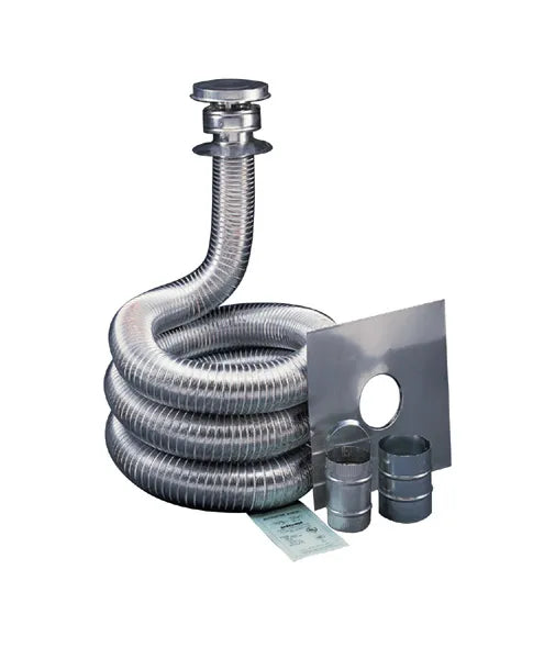Deflecto Aluminum Chimney Liner Kit 3" x 25 Ft. LK325