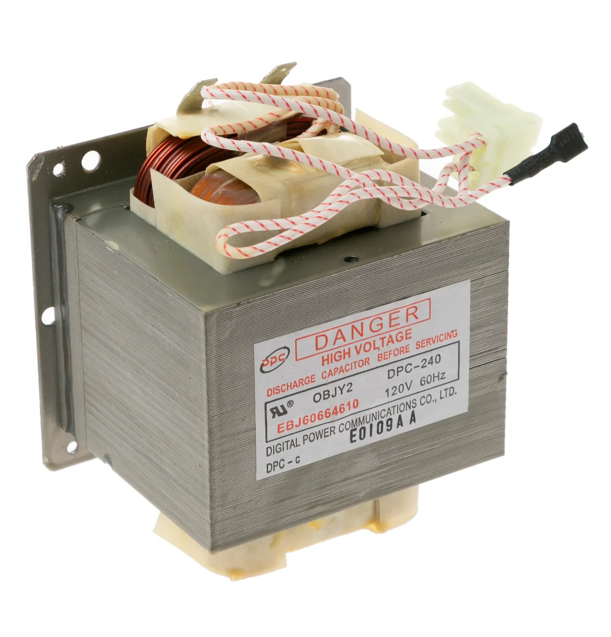 GE Microwave High Voltage Transformer WB27X37960