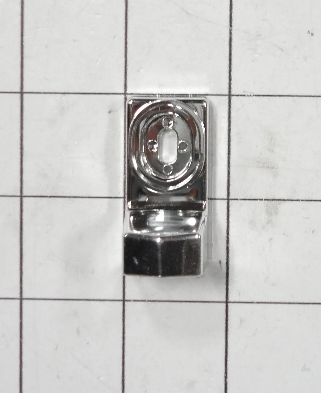 Whirlpool Refrigerator Bottom Door End Cap Chrome WP2183139