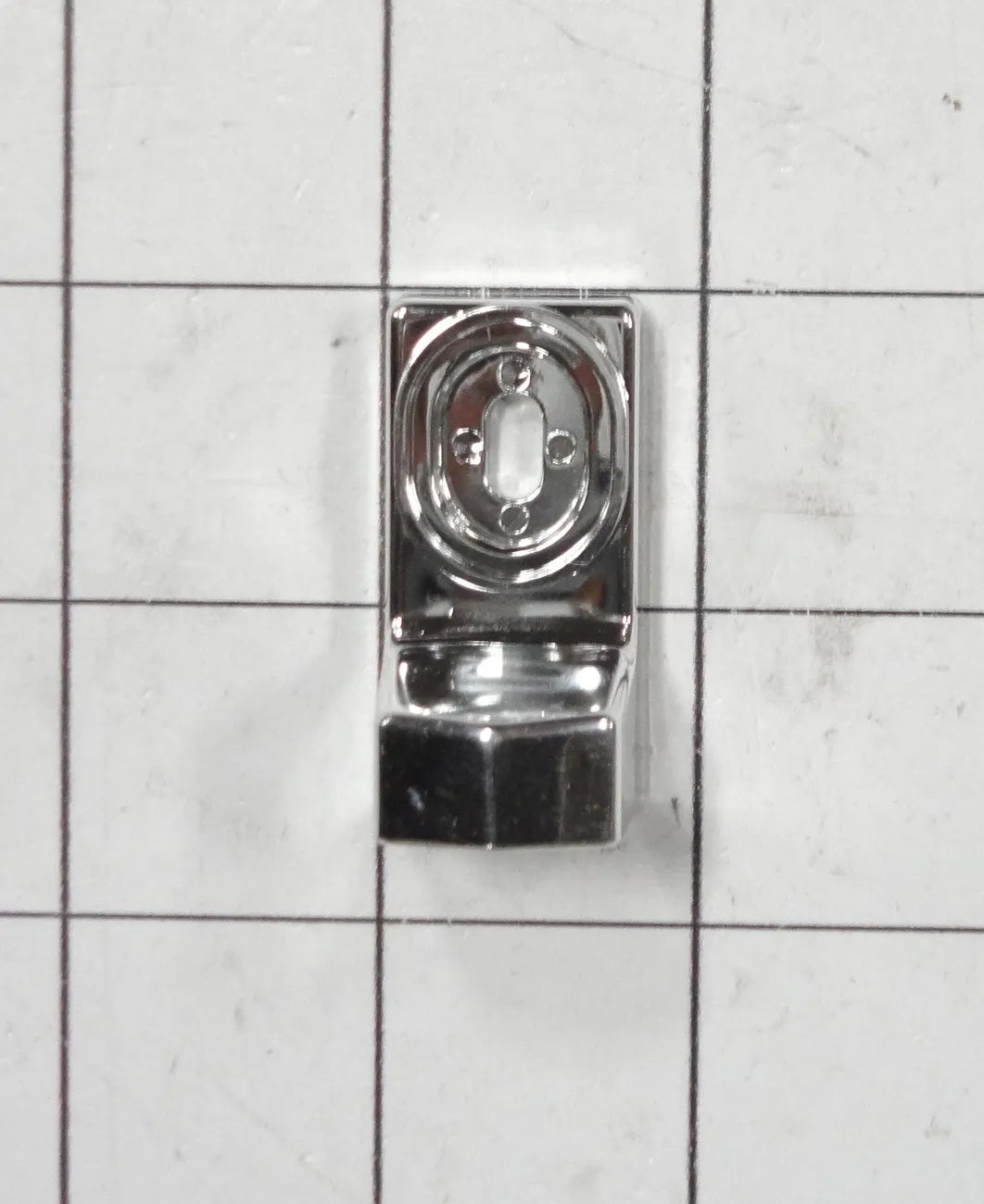 Whirlpool Refrigerator Bottom Door End Cap Chrome WP2183139