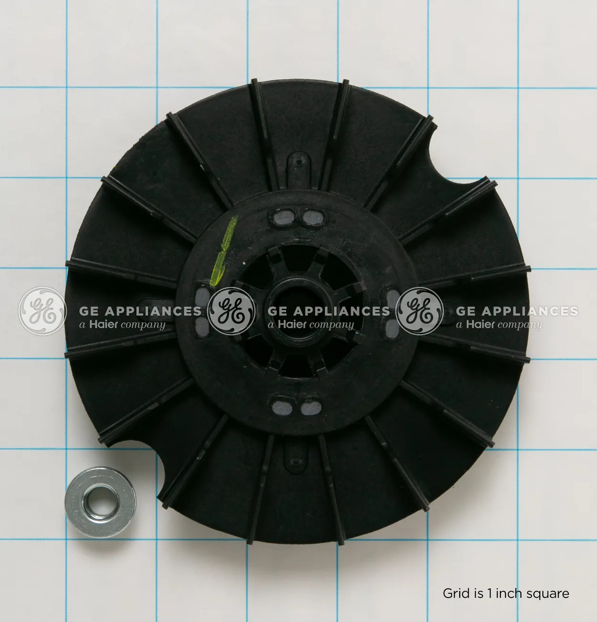 GE Washer Motor Pulley and Nut 1/3 HP WH03X32218