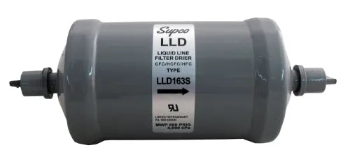 Supco Liquid Line Filter Drier 3/8" ODF Sweat 16 Cu. In. LLD163S