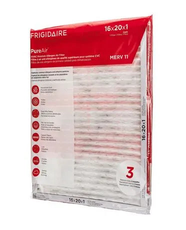 Frigidaire PureAir 16x20x1 MERV 11 Premium Allergen Air Filter HVAC162011