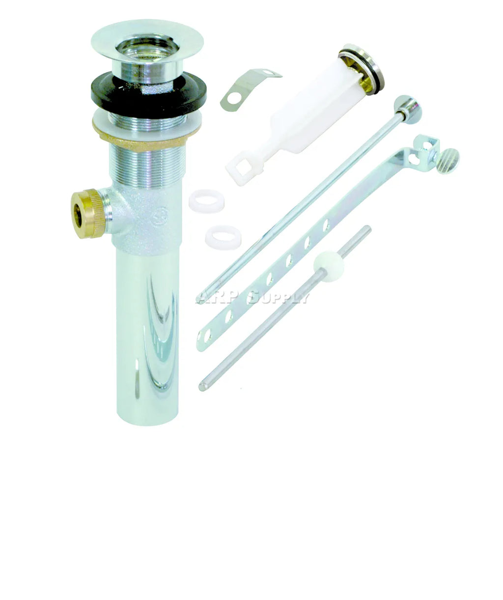 EZ-Flo Lavatory Sink Pop-Up Drain Assembly Chrome 10901