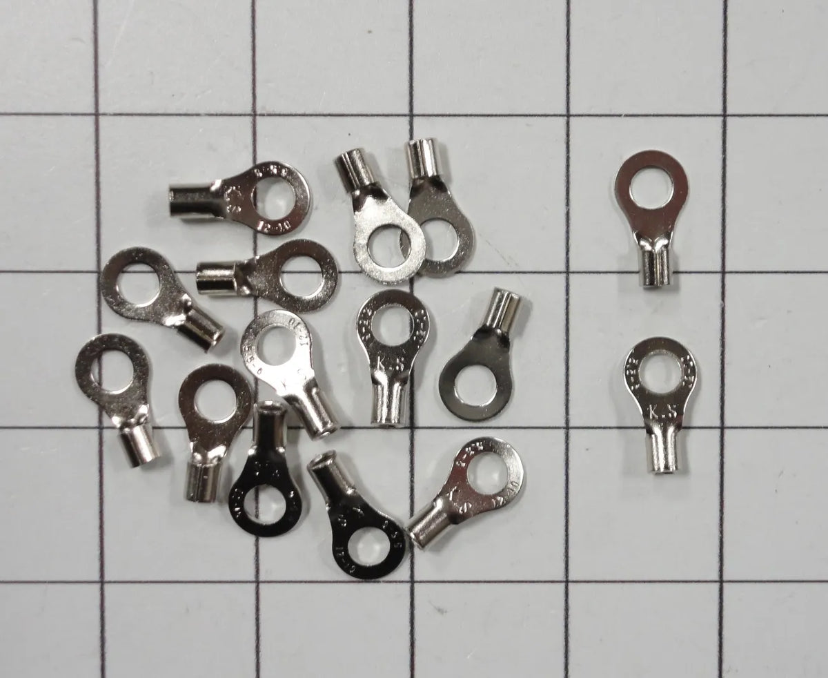 Monti & Associates High Temp Ring Terminals 12-10 AWG 1/4 In. Stud 15-Pack MA02872-1