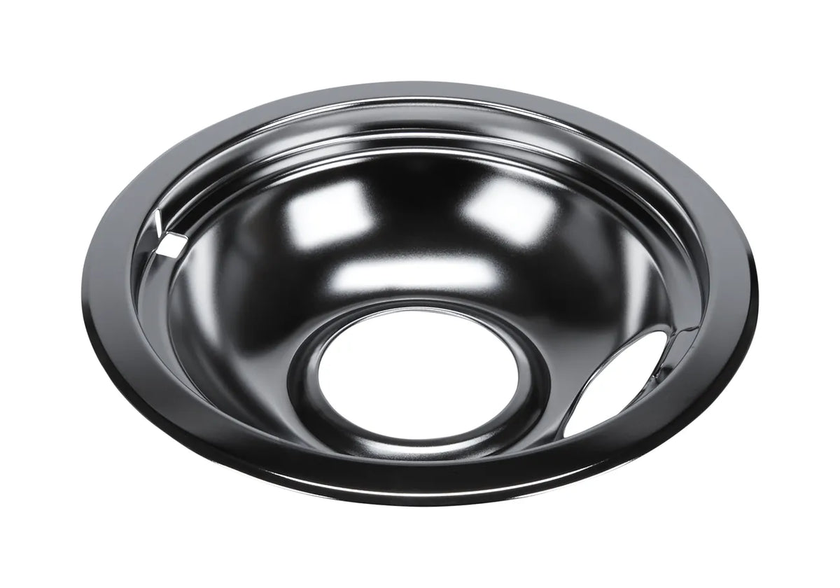 Whirlpool Range 6 Inch Chrome Burner Drip Bowl WPW10196406