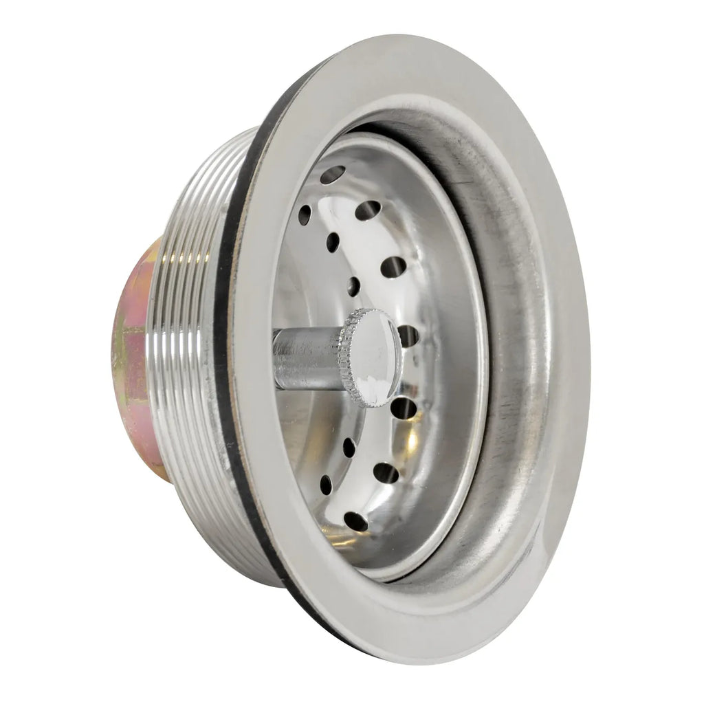 EZ-Flo Stainless Steel Kitchen Sink Basket Strainer 4-1/2" Flange 30001
