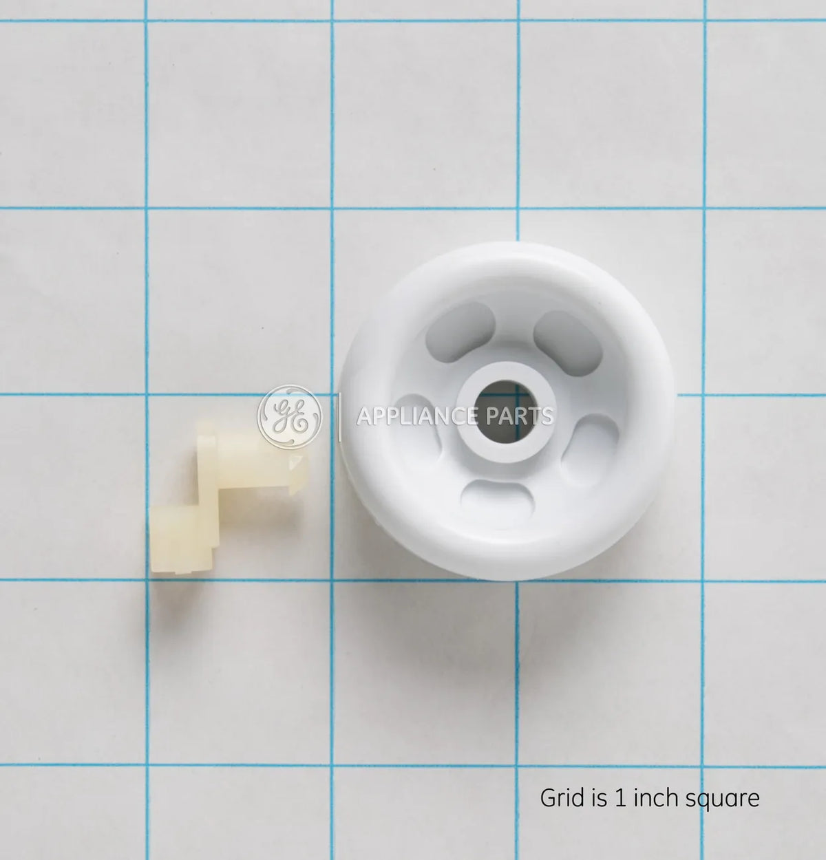 GE Dishwasher Lower Rack Front Roller Assembly WD12X271