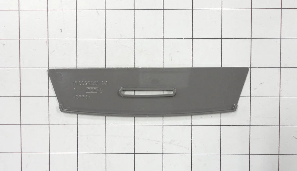 Whirlpool Refrigerator Dispenser Drip Tray Grille, Gray WPW10397395