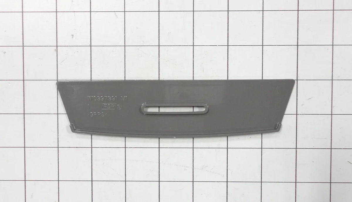 Whirlpool Refrigerator Dispenser Drip Tray Grille, Gray WPW10397395