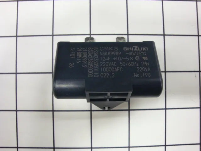 Frigidaire Refrigerator Capacitor, 220V 12 MFD 218909912