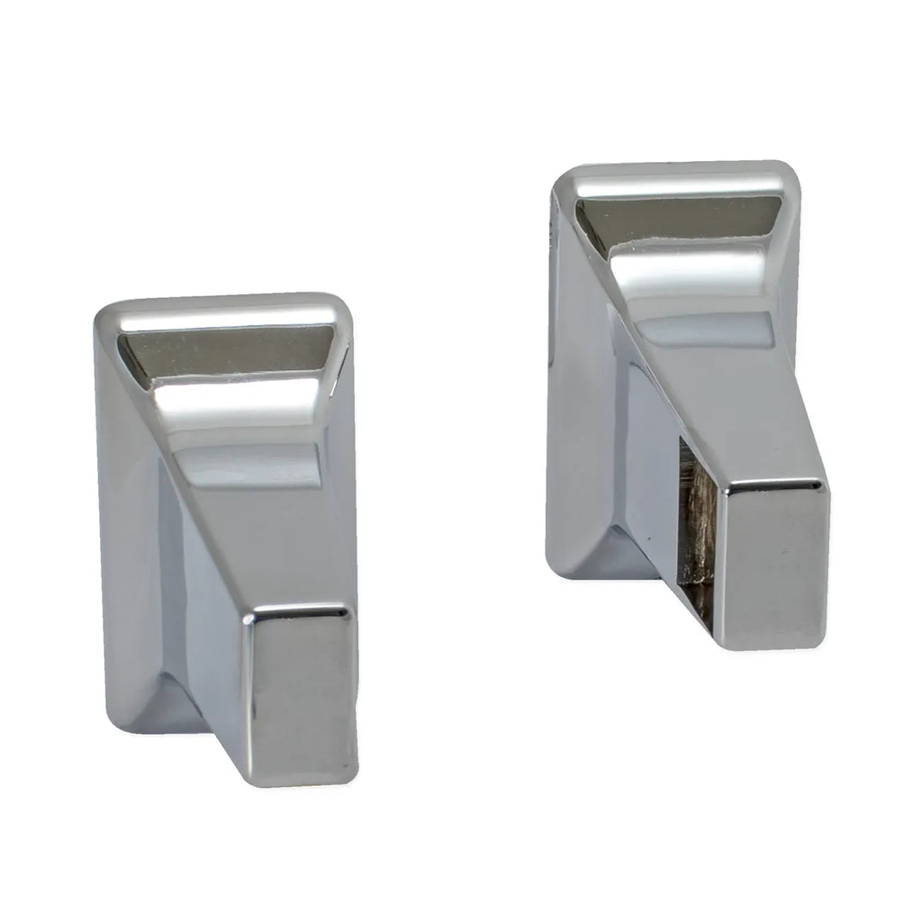 EZ-Flo Chrome Concealed Screw Towel Bar Brackets 3/4" 1 Pair 15155