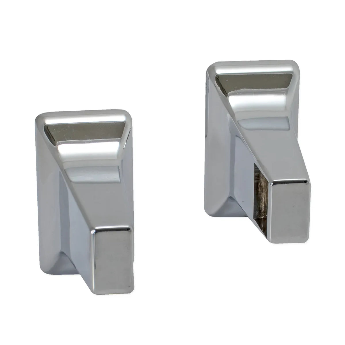 EZ-Flo Chrome Concealed Screw Towel Bar Brackets 3/4" 1 Pair 15155
