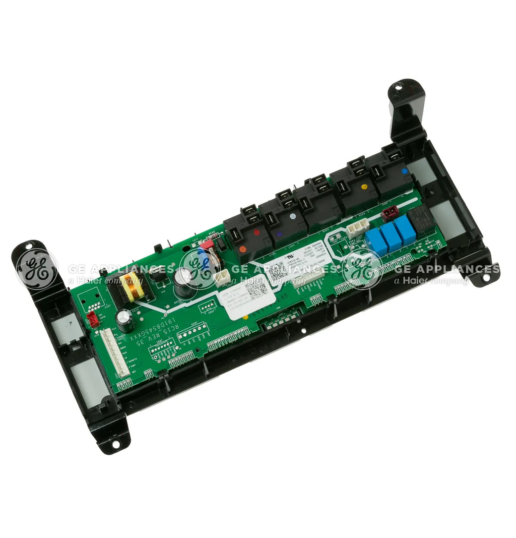 GE Range Oven Control Board and Overlay WB27X33137