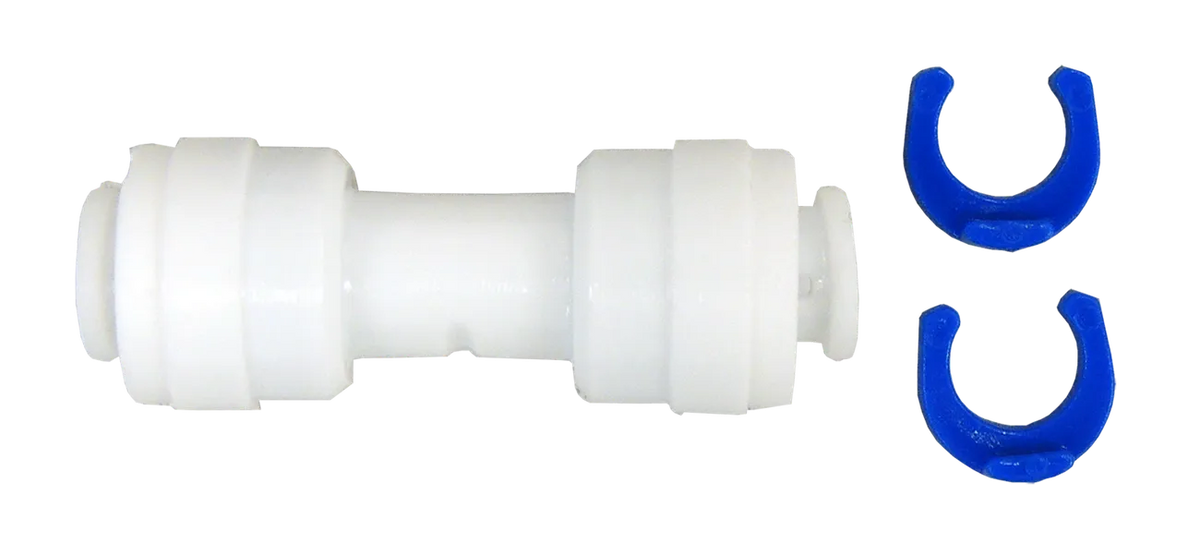 ERP (Exact Replacement Parts) Push-Fit Water Line Union Connector 1/4" x 1/4" SPFU14