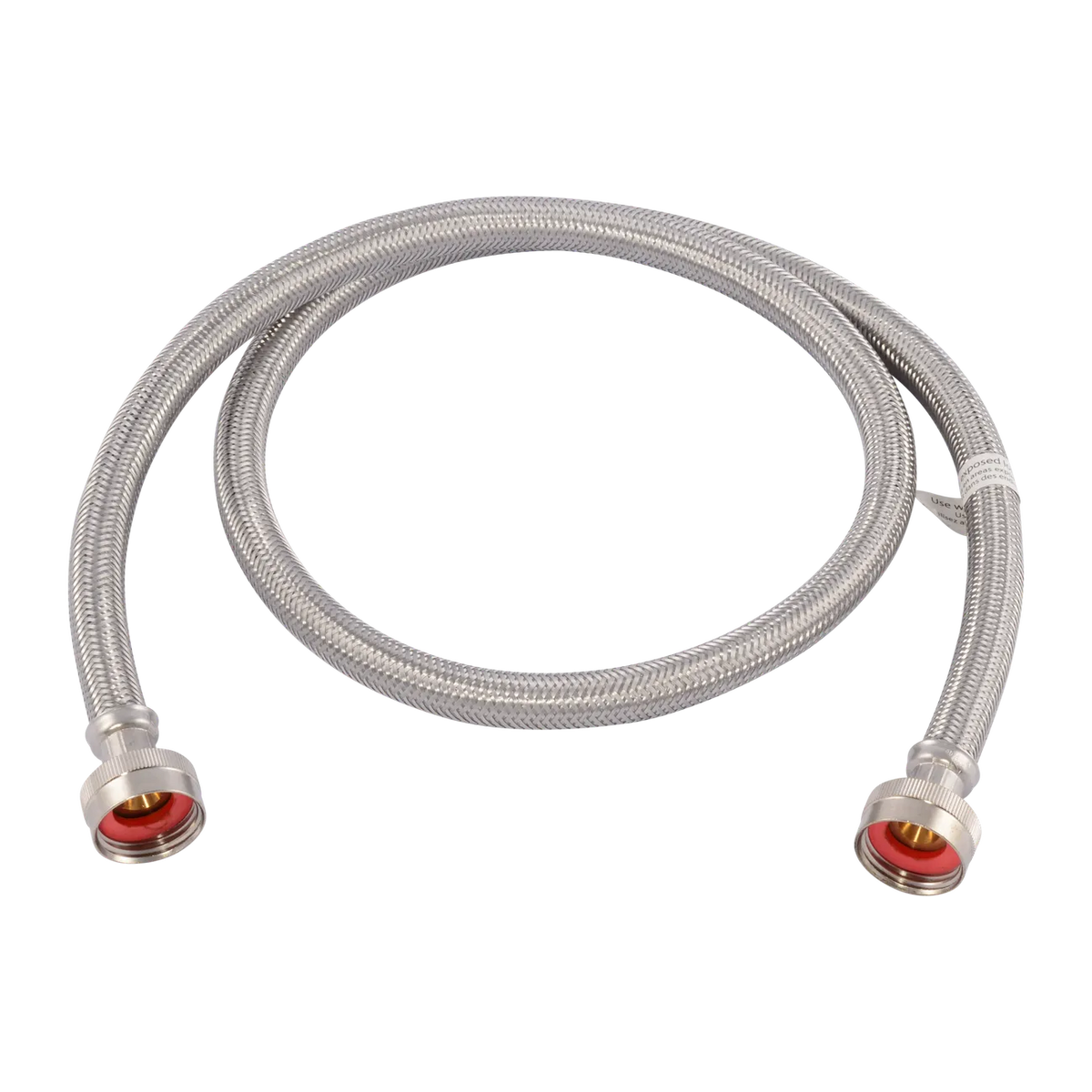 EZ-Flo Washer Stainless Steel Fill Hose 4 Ft. FHT x FHT 48367