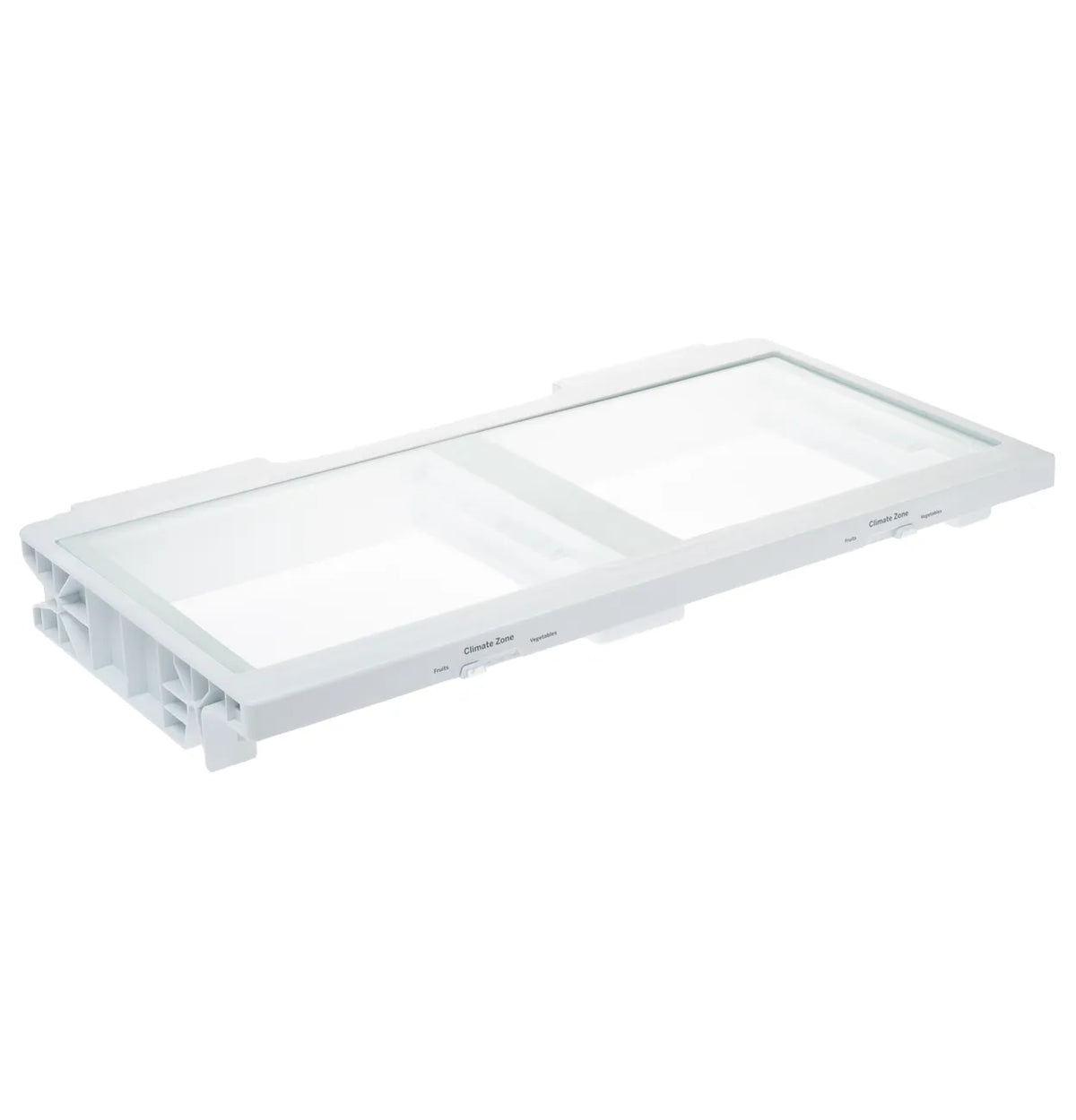 GE Refrigerator Vegetable Drawer Cover with Glass WR71X42035