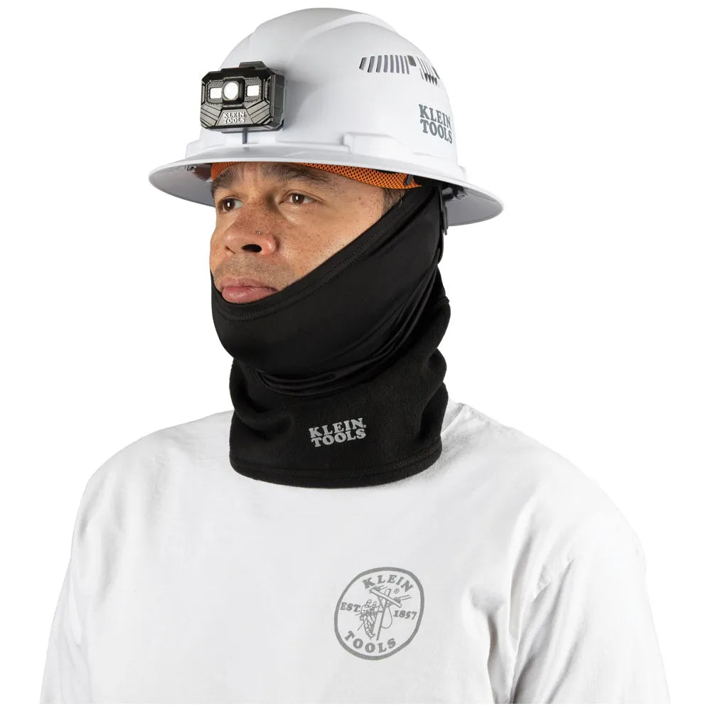 Klein Tools Neck and Face Warming Half-Band, Black 60466