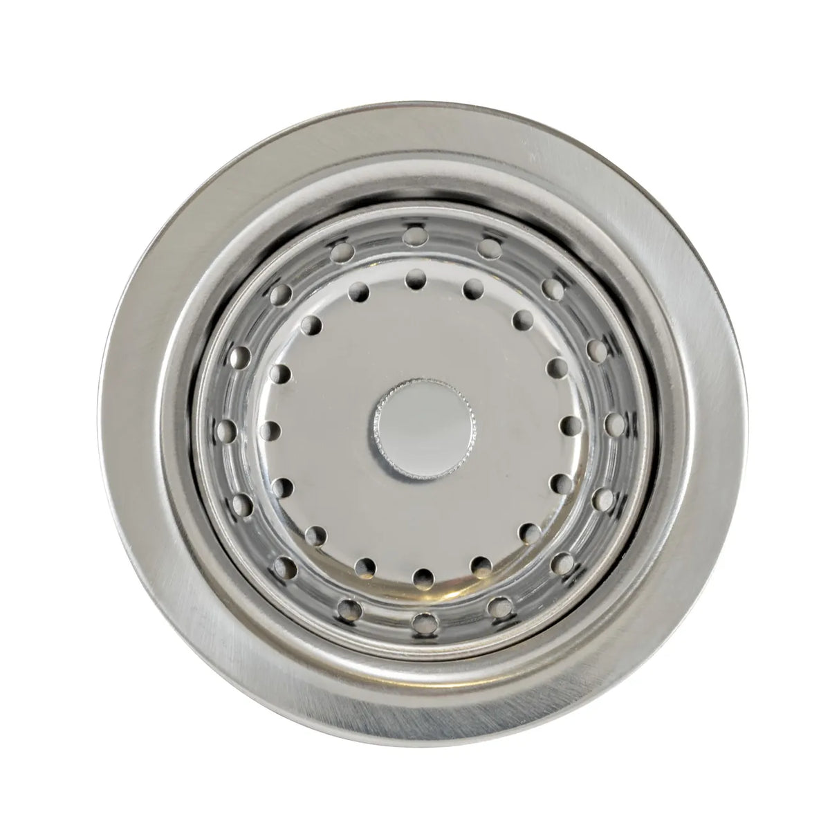 EZ-Flo Stainless Steel Kitchen Sink Basket Strainer 4-1/2" Flange 30001