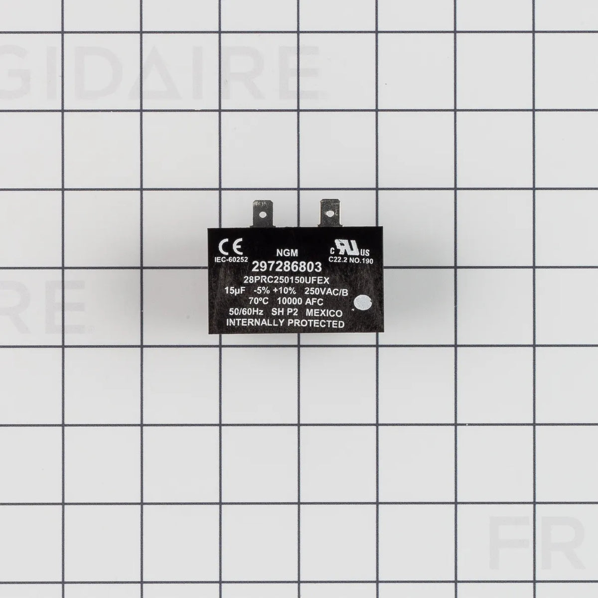 Frigidaire Refrigerator Compressor Run Capacitor 297286803