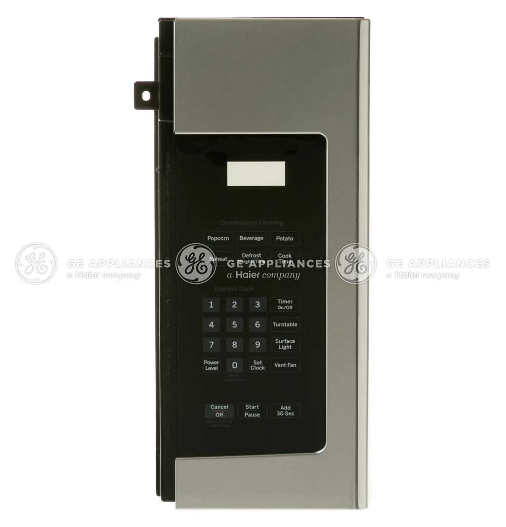 GE Microwave Stainless Steel Control Panel WB56X29973