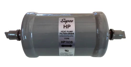 Supco Bi-Directional Heat Pump Filter Drier 3/8" ODF 16 Cu. In. HP163S