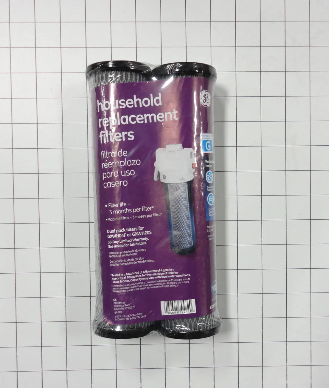 GE Carbon Water Filter, 2 Pack FXWTC