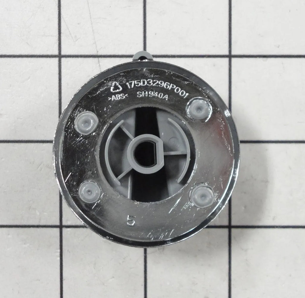 GE Washer/Dryer Control Knob and Clip Gray WH01X10462