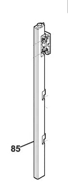 Frigidaire Refrigerator Mullion Door Support Divider Gray 5304530853