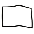 Frigidaire Refrigerator Door Gasket Black 5304522312