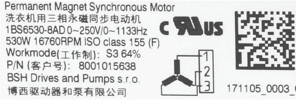 Bosch Motor 530W 00145836