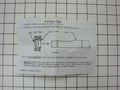 GE Dishwasher Pump Drain Valve Shaft Seal WD8X181