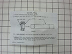 GE Dishwasher Pump Drain Valve Shaft Seal WD8X181
