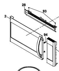 Frigidaire Microwave Vent Grill 5304522808