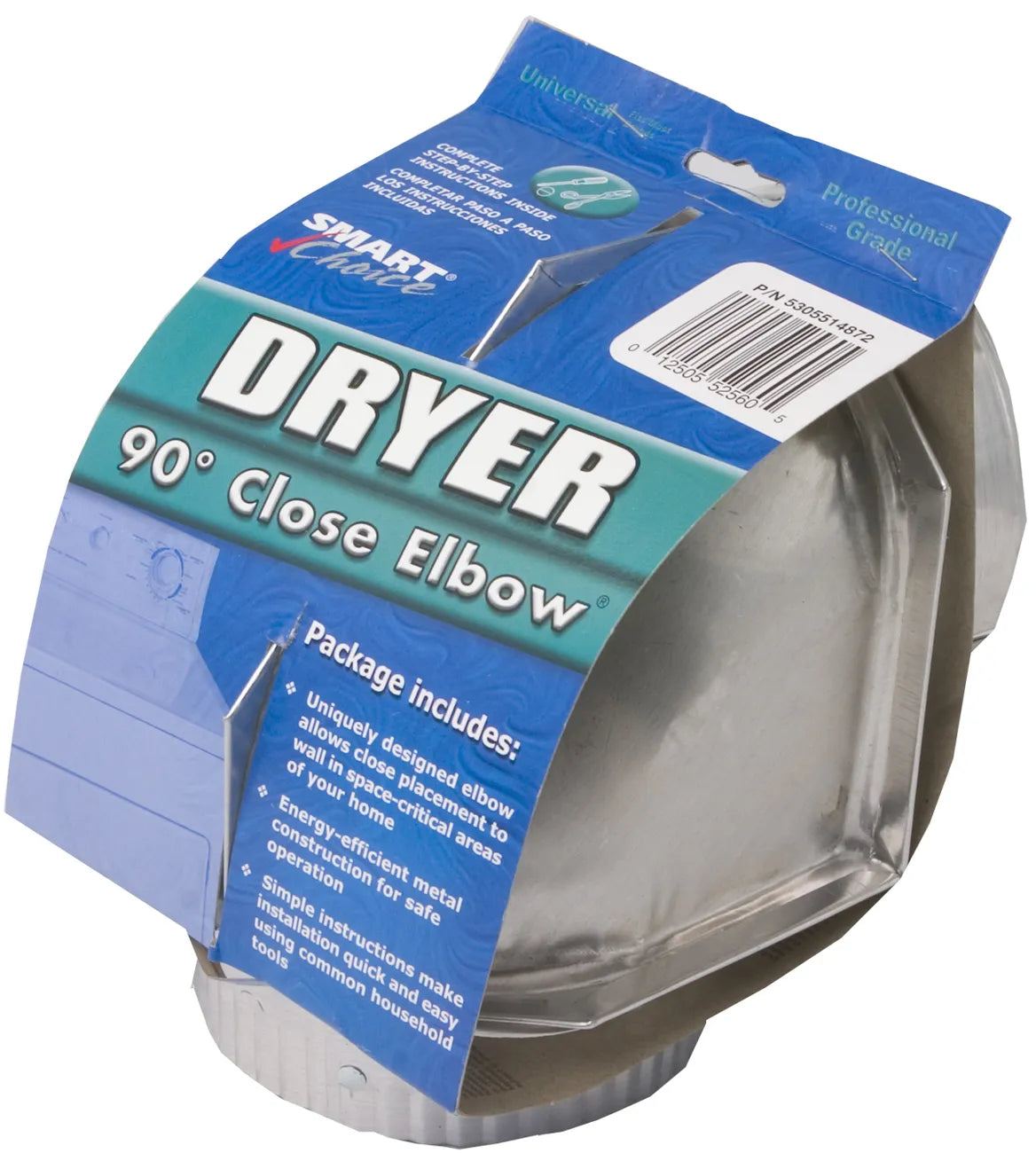 Frigidaire Dryer 90 Degree Close Elbow Vent 5305514872