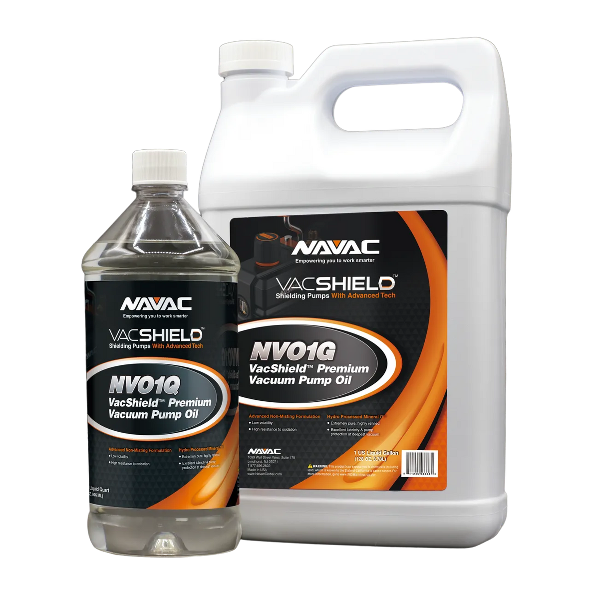 NAVAC VacShield Vacuum Pump Oil 1 Quart NVO1Q