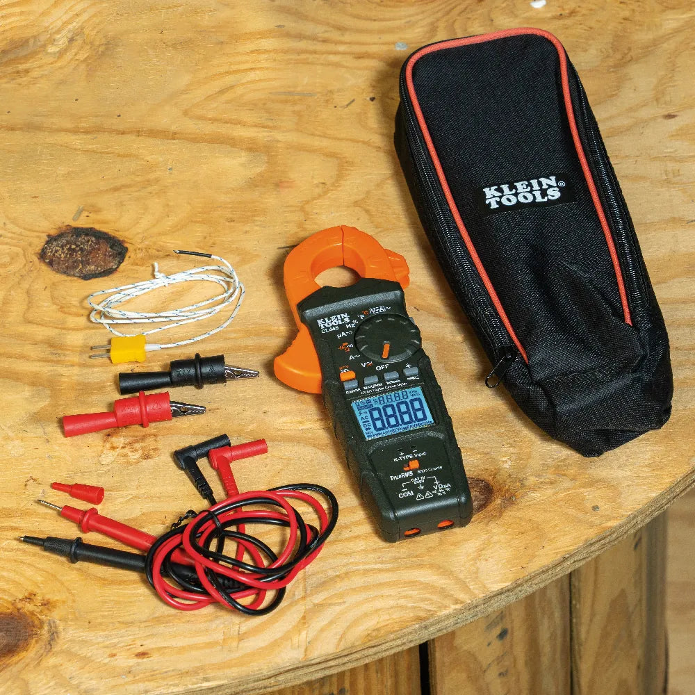 Klein Tools HVAC Clamp Meter, 600A TRMS CL445