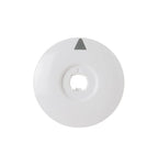 GE Washer Dial Knob Assembly, White WH11X10033