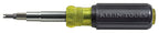 Klein Tools 11-in-1 HVAC Screwdriver / Nut Driver With Schrader Bits 32527