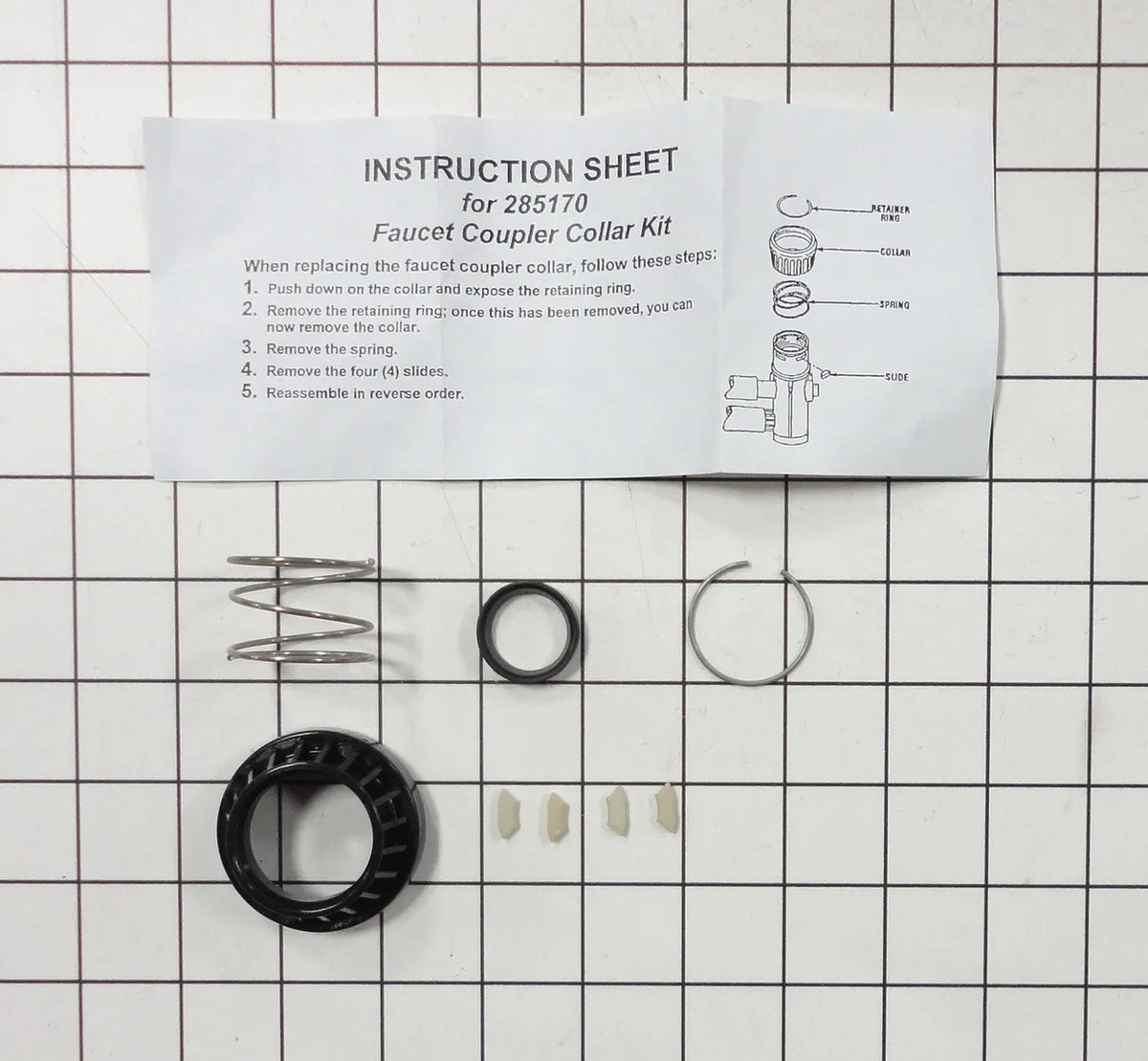 Whirlpool Washer Faucet Adaptor Coupling Kit WP285170