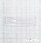 GE Refrigerator Door Shelf Front Trim Clear WR71X10761