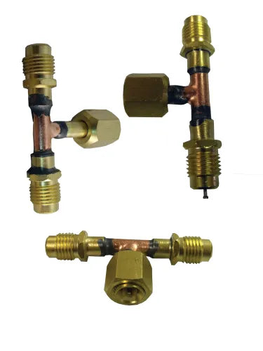Supco Tee Connector with Depressor Tip and Valve Cores SF9602