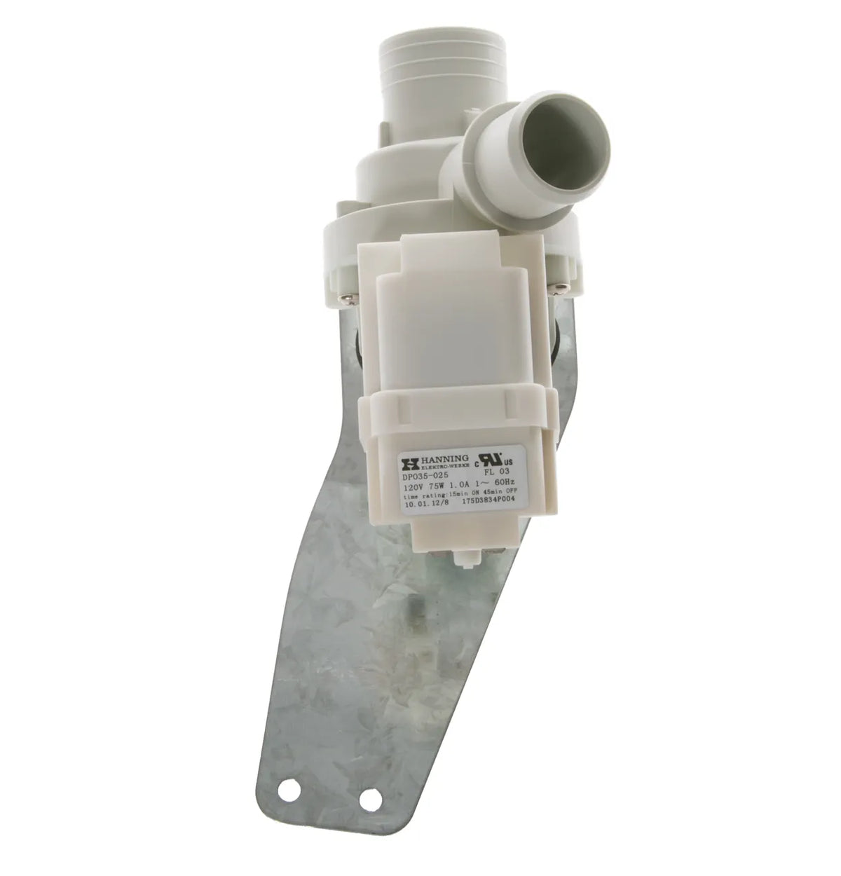 GE Washer Drain Pump and Motor Assembly with Bracket WH23X10030