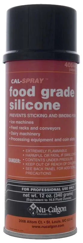 Nu-Calgon Food Grade Silicone Spray Lubricant 18 Oz 4084-03
