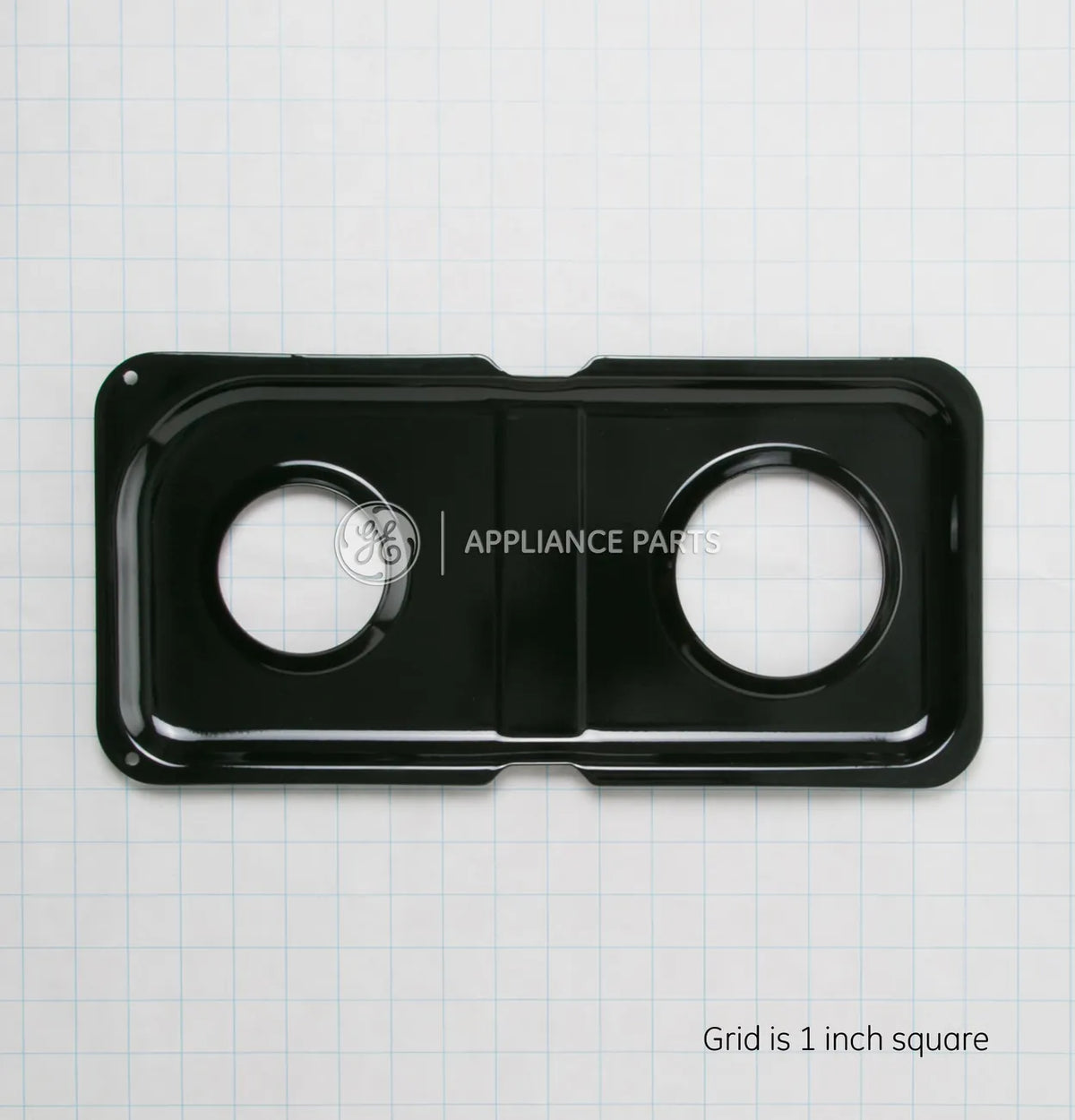 GE Range Double Black Drip Pan, Right Side WB34K10009