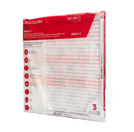Frigidaire PureAir 20x20x1 MERV 11 Premium Allergen Air Filter HVAC202011