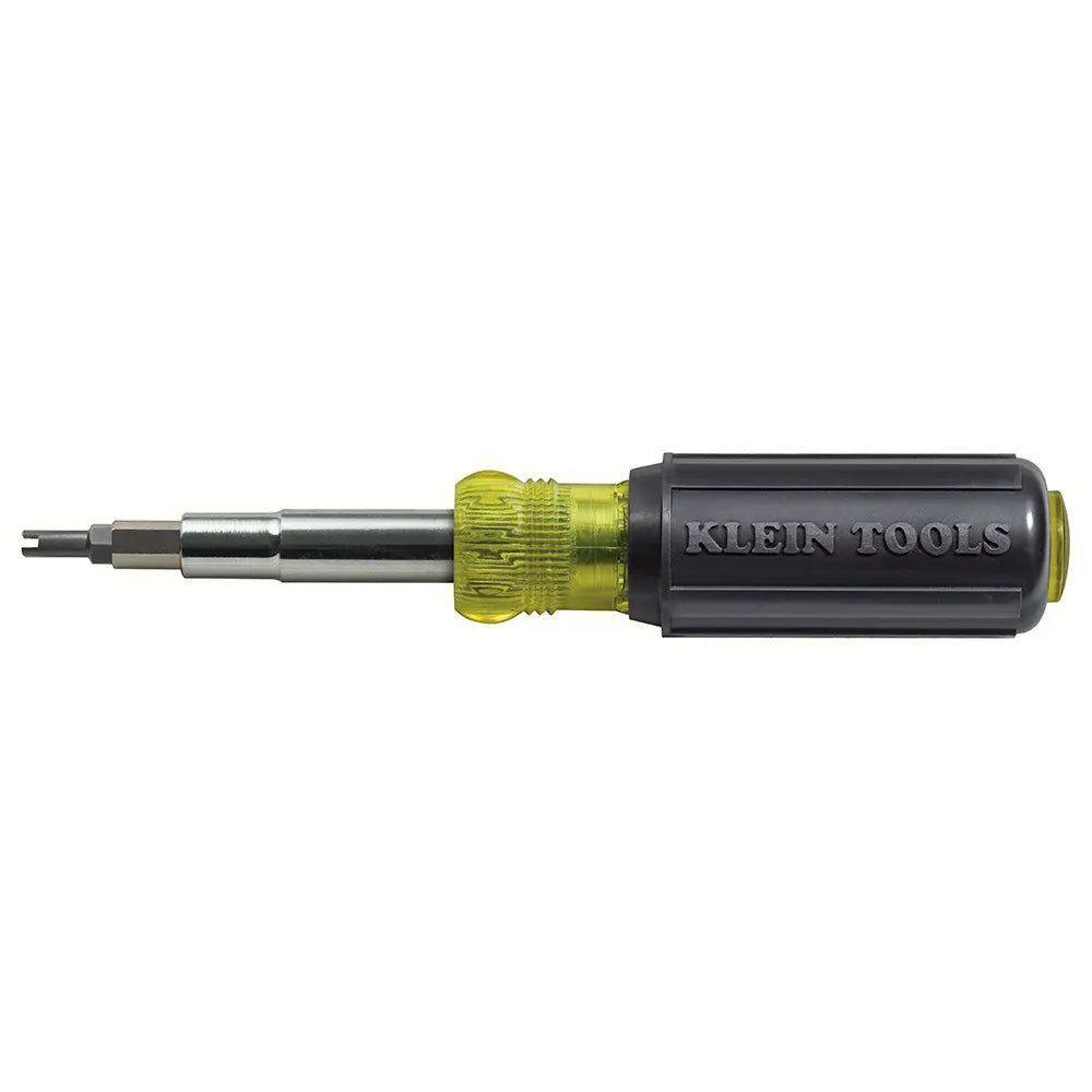 Klein Tools 11-in-1 HVAC Screwdriver / Nut Driver With Schrader Bits 32527