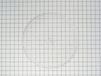 GE Microwave 12-3/4" Glass Turntable Tray WB49X10129