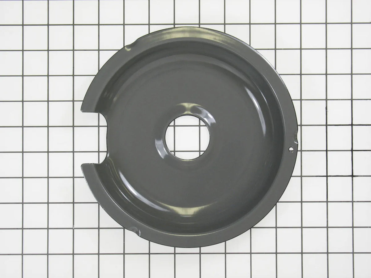GE Range 8" Gray Porcelain Burner Drip Bowl WB32X5060