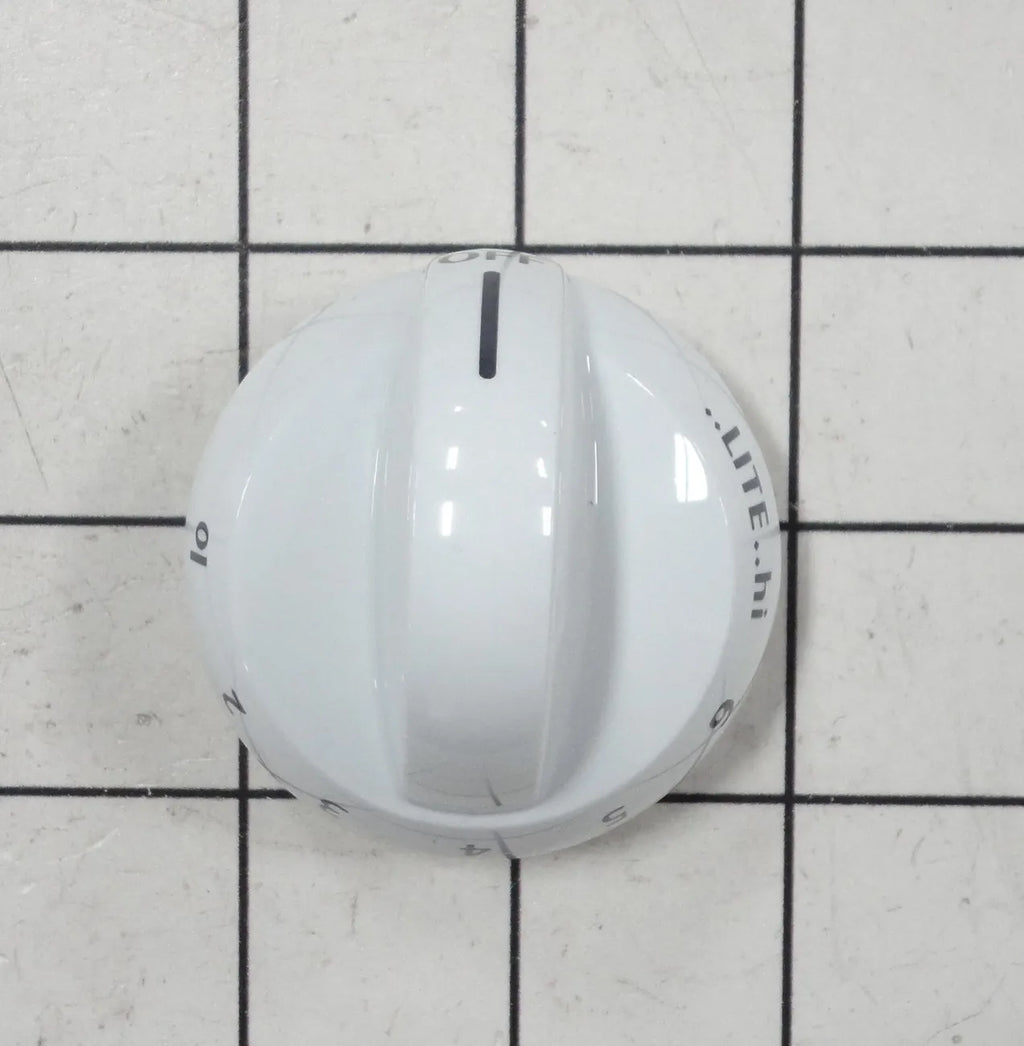 Frigidaire Range Top Valve Control Knob, White 316220008